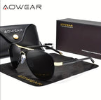 AOWEAR

UV400 Pilot Sunglasses Men Polarized Mirror Driving Sunglasses