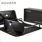 AOWEAR

UV400 Pilot Sunglasses Men Polarized Mirror Driving Sunglasses
