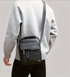 Men's Casual Crossbody Bag Zipper Shoulder Handbag